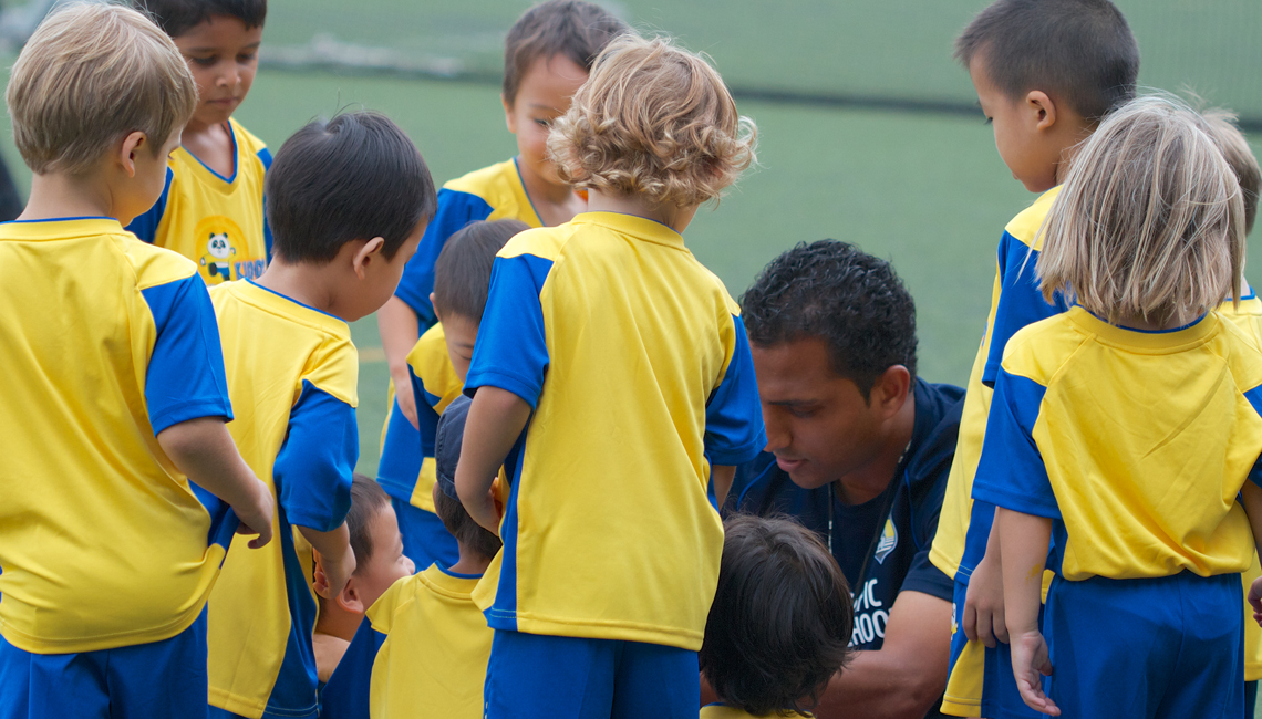 Football classes Kinder Kicks at HKFC, Hong Kong