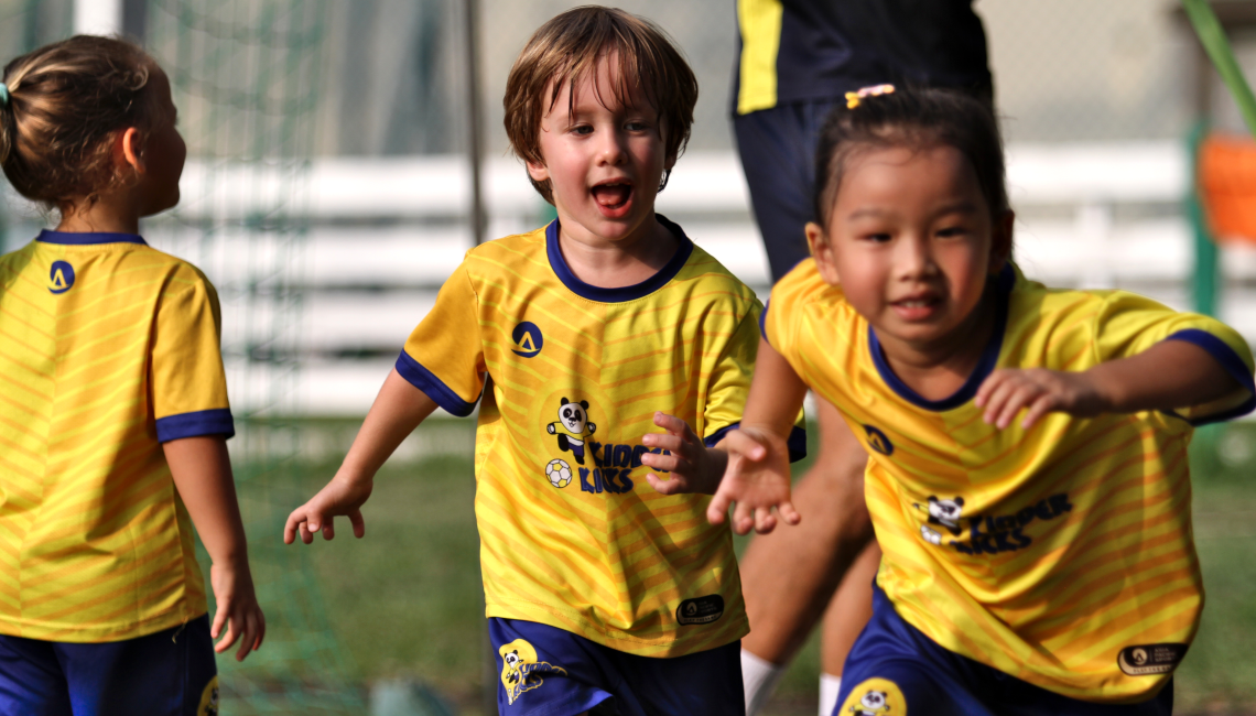 Soccer classes at Stanley Ho Sports Centre, Hong Kong