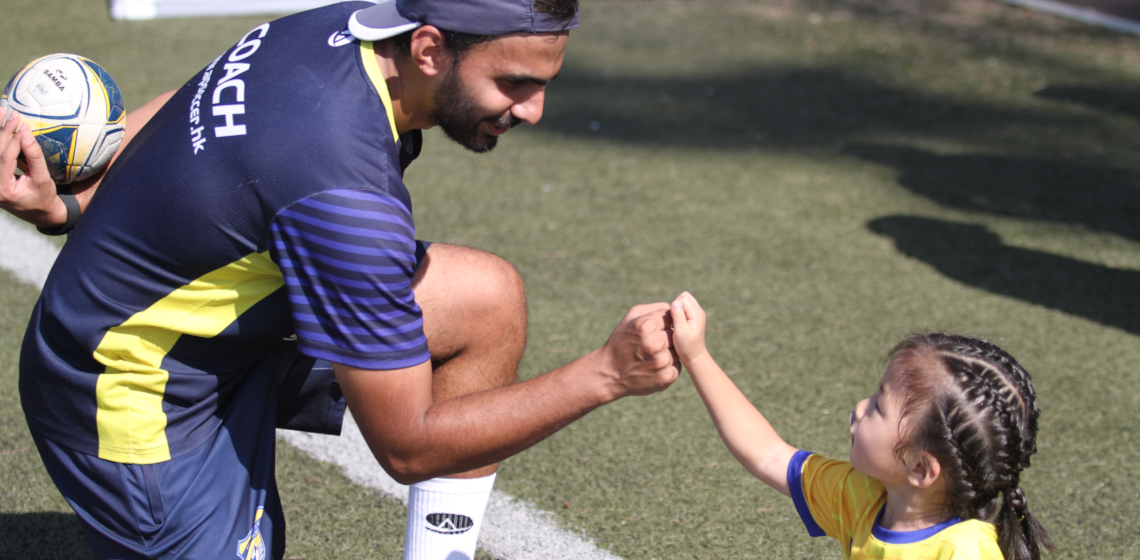 Soccer classes at Stanley Ho Sports Centre, Hong Kong